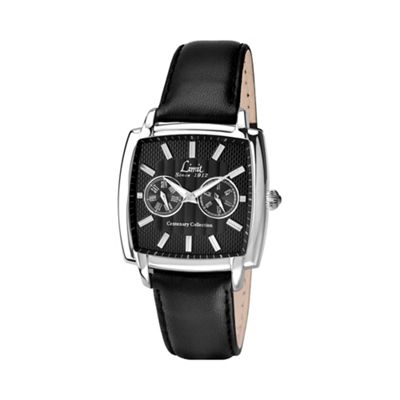 Men's Centenary collection silver coloured leather strap watch 5888.25